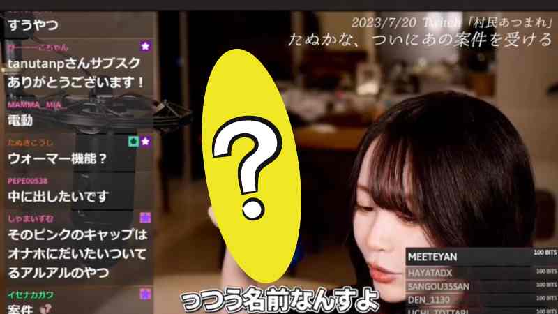 たぬかなTwitchの性的グッズ紹介の動画や商品名は？オナホを宣伝しアカ停止！